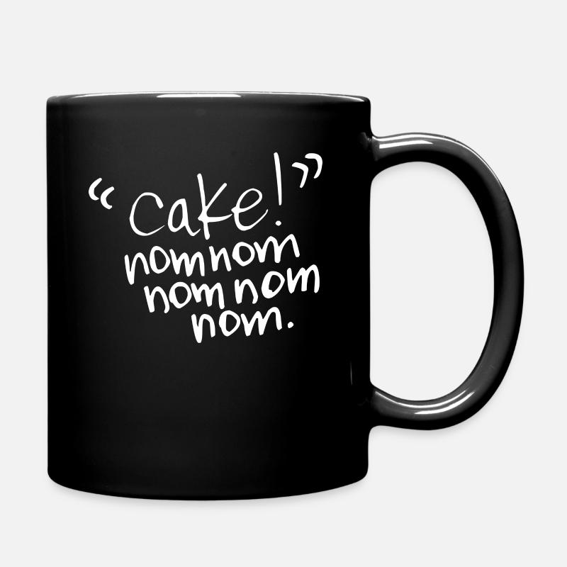 Birthday - Cake - Full Colour Mug - black