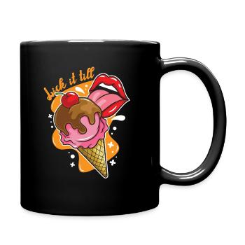 Lick it till - Full Colour Mug - black - Right