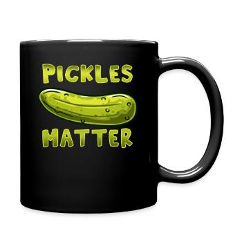 Pickle cucumber pickle - Full Colour Mug - black - Right