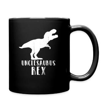 onkel - Tasse einfarbig - Schwarz - Rechts