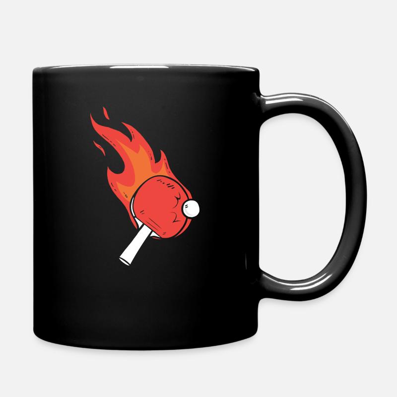 table tennis - Full Colour Mug - black