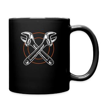 plumber - Full Colour Mug - black - Right