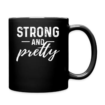 Fitness gym women - Full Colour Mug - black - Right