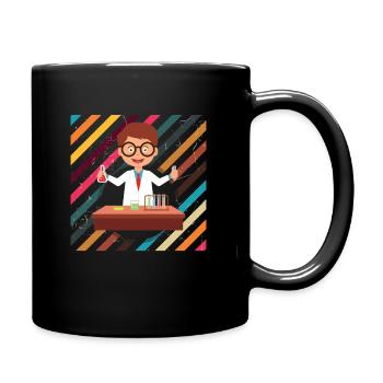 Cadeau de science cool drôle scientifique Vintage Look - Mug uni - noir - Droite