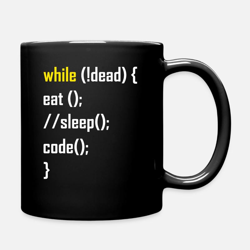 Programmierer Programmieren Geschenk - Tasse einfarbig - Schwarz