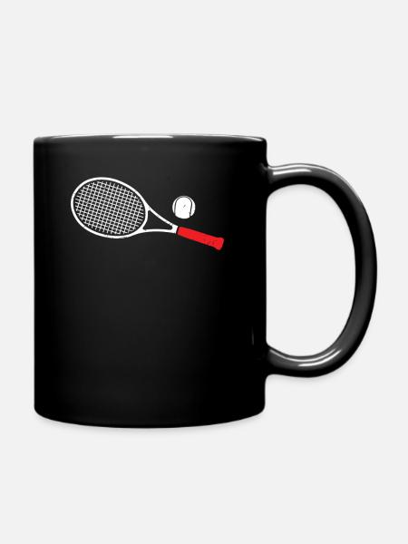 tennis - Mug uni - noir