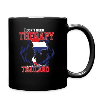 Je n’ai pas besoin de thérapie - thaïlande - Mug uni - noir - Droite