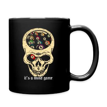Billard Pool Snooker - Tasse einfarbig - Schwarz - Rechts