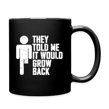 Amputation drôle disant - Mug uni - noir - Droite