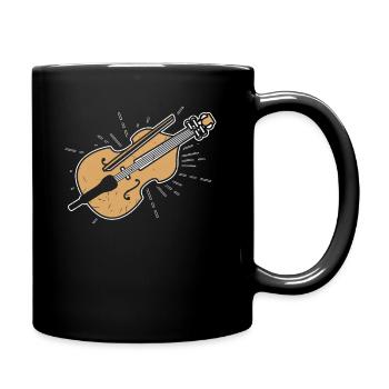 Cello - Tasse einfarbig - Schwarz - Rechts