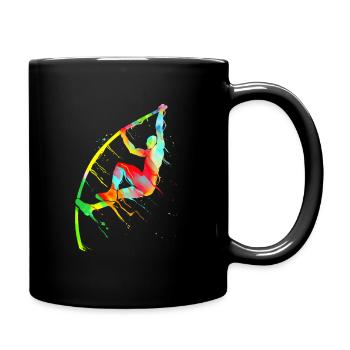 Saut à la perche athlétisme - Mug uni - noir - Droite