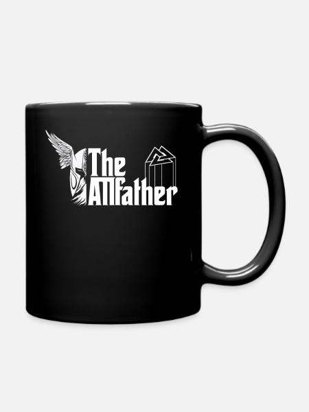 Wikinger - Odin The Allfather Valknut Film Fan - Tasse einfarbig - Schwarz