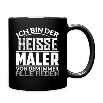 BIN DER MALER - Tasse einfarbig - Schwarz - Rechts