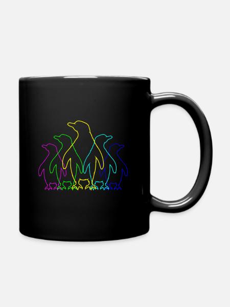 Protection de l'environnement de pingouin - Mug uni - noir