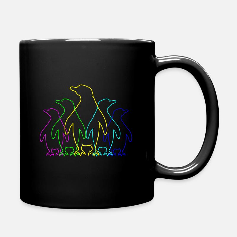 Protection de l'environnement de pingouin - Mug uni - noir