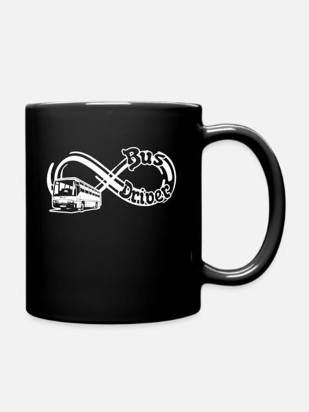 Busfahrer Infinity Busfahrer - Tasse einfarbig - Schwarz