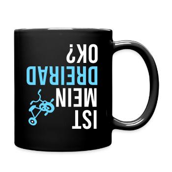 Tricycle upside down bike kindergarten - Full Colour Mug - black - Right