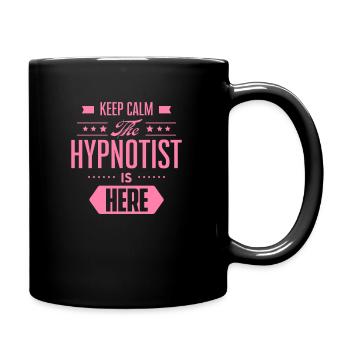 Hypnose Hypnotisieren Hypnotiseur Hypnotisch Team - Tasse einfarbig - Schwarz - Rechts