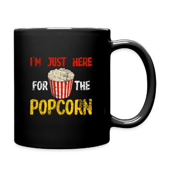 Bonbons au maïs soufflé - Mug uni - noir - Droite