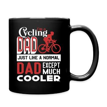 Cycling Cycling Dad Cooler - Full Colour Mug - black - Right
