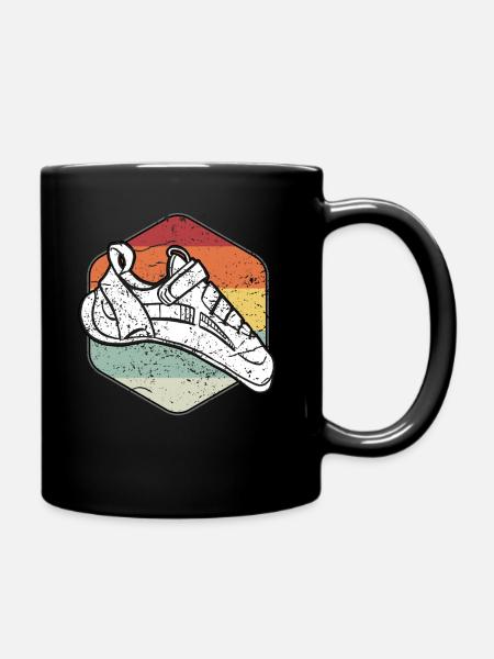 Escalade sur bloc vintage - Mug uni - noir