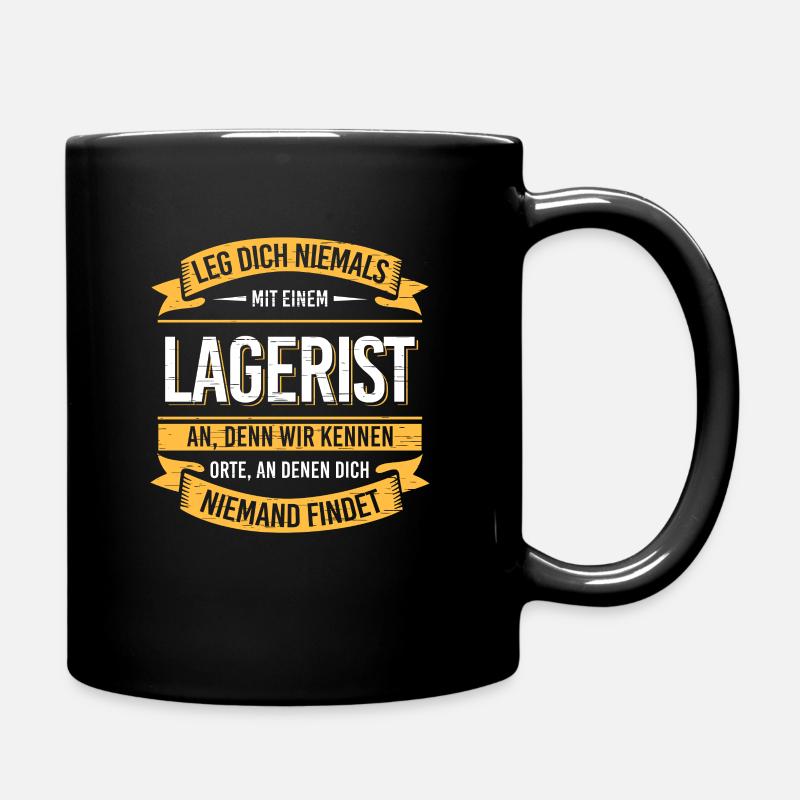 Lege Nie Lageristen An Lagerlogistik - Tasse einfarbig - Schwarz