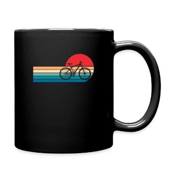 Vélo vélo vélo de course vélo vélo cadeau - Mug uni - noir - Droite