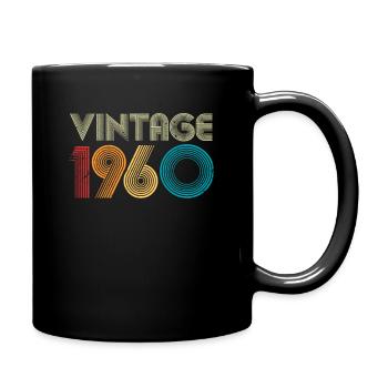 Millésime 1960 - Mug uni - noir - Droite