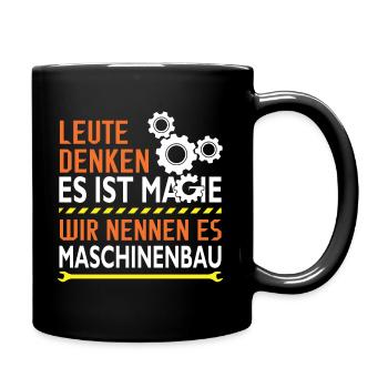 Maschinenbau Ingenieur Mechaniker Designs - Tasse einfarbig - Schwarz - Rechts