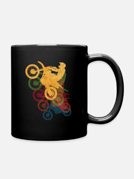 motorcycle - Full Colour Mug - black