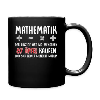 Nerd math drôle disant école de mathématiques - Mug uni - noir - Droite