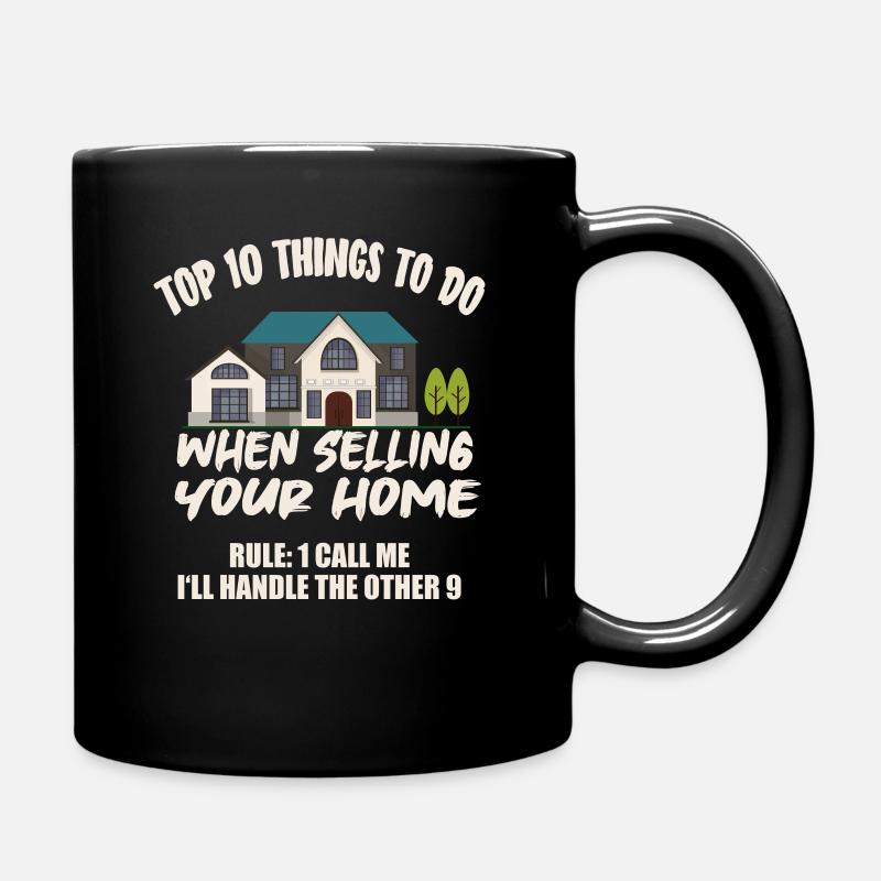 Agent immobilier agent immobilier - Mug uni - noir