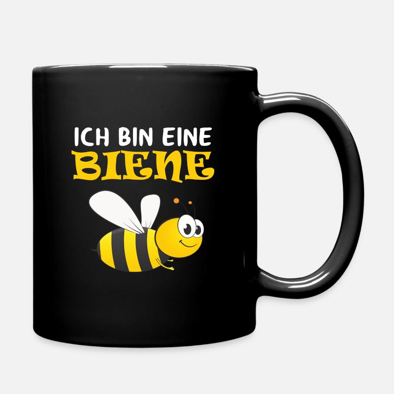 Bienen Kostüm Ersatz - Ich bin eine Biene - Tasse einfarbig - Schwarz