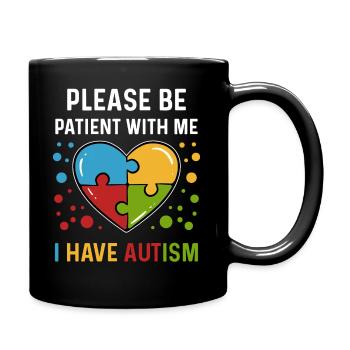 autisme - Mug uni - noir - Droite