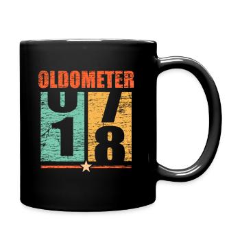 18th birthday - Full Colour Mug - black - Right