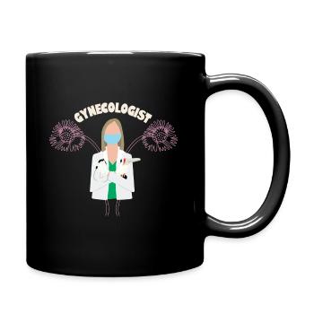 Gynecologist gynecologist - Full Colour Mug - black - Right