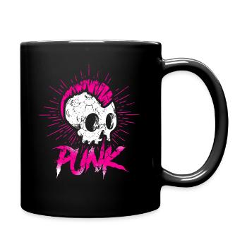 Musique punk licorne fille punk rock anarchie - Mug uni - noir - Droite