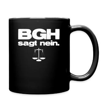Jurist Jura Witz Spruch - Tasse einfarbig - Schwarz - Rechts