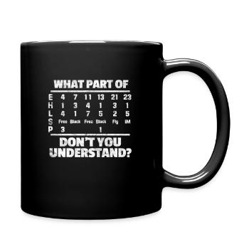 nager - Mug uni - noir - Droite