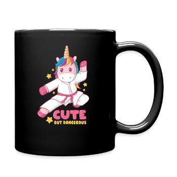 mignon mais dangereux - Mug uni - noir - Droite