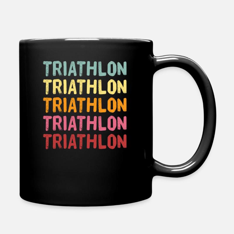 Triathlon - Tasse einfarbig - Schwarz