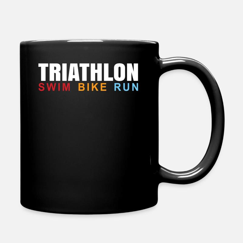 Triathlon - Tasse einfarbig - Schwarz