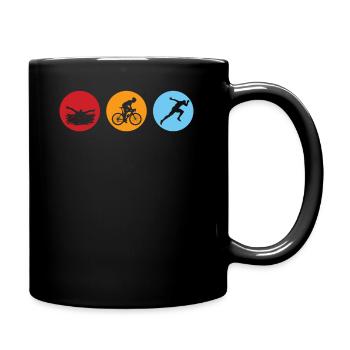 Triathlon - Mug uni - noir - Droite