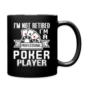 Joueur de poker professionnel - Mug uni - noir - Droite