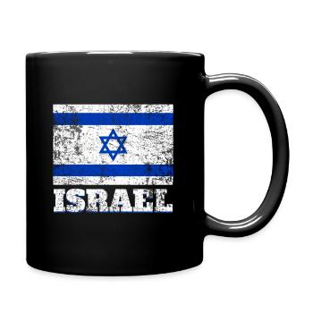Drapeau d’Israël - Mug uni - noir - Droite