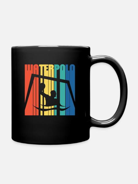 Wasserball - Tasse einfarbig - Schwarz
