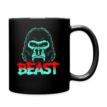 Gorilla Gym Beast - Mug uni - noir - Droite