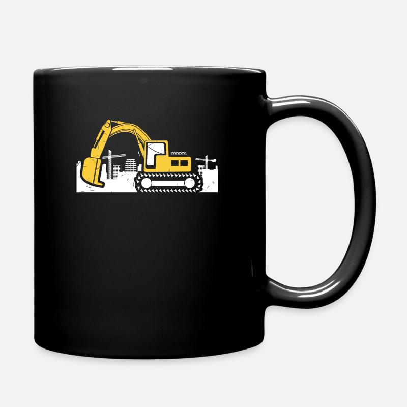 Conducteur de pelle - Mug uni - noir