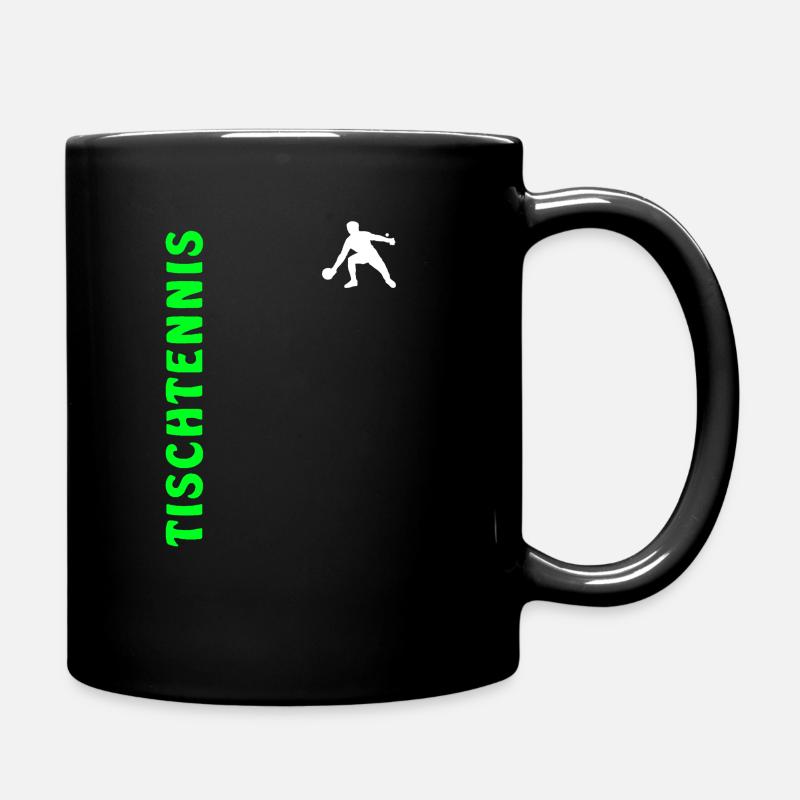 Tischtennis - Tasse einfarbig - Schwarz