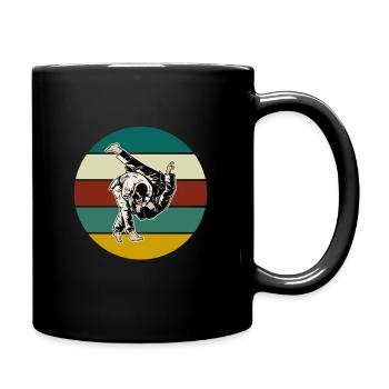 Judo Fighter Judoka - Full Colour Mug - black - Right